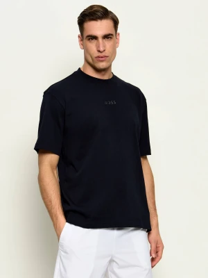 BOSS GREEN T-shirt Tee 10 | Regular Fit granatowy
