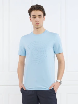 BOSS GREEN T-shirt Tee 12 | Regular Fit błękitny