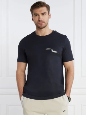 BOSS GREEN T-shirt Tee 3 | Regular Fit granatowy