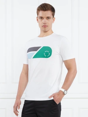 BOSS GREEN T-shirt Tee 9 | Regular Fit | stretch biały