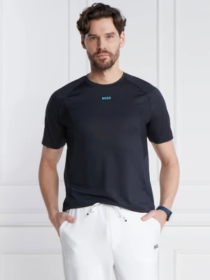 BOSS GREEN T-shirt Tee Active 1 | Slim Fit | stretch grafitowy