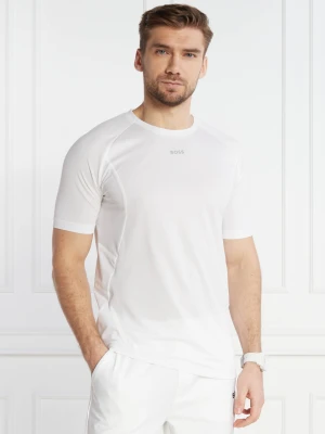 BOSS GREEN T-shirt Tee Active 1 | Slim Fit | stretch biały