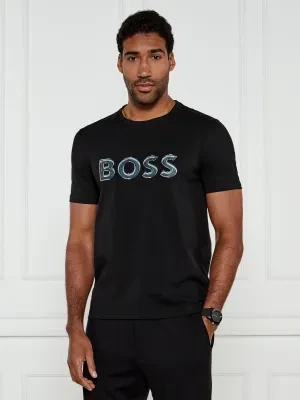 BOSS GREEN T-shirt Tee Logo | Regular Fit | stretch