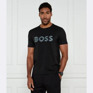 BOSS GREEN T-shirt Tee Logo | Regular Fit | stretch