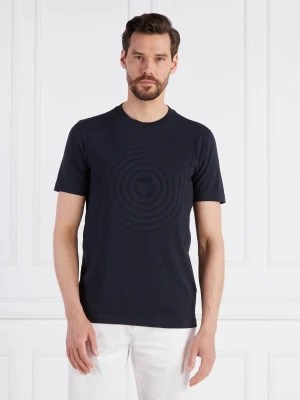 BOSS GREEN T-shirt Tee | Regular Fit granatowy