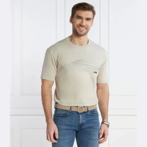 BOSS GREEN T-shirt Tee Titanium | Regular Fit
