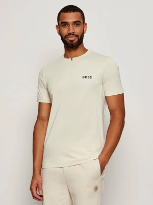 BOSS GREEN T-shirt Tee TOC | Slim Fit kremowy