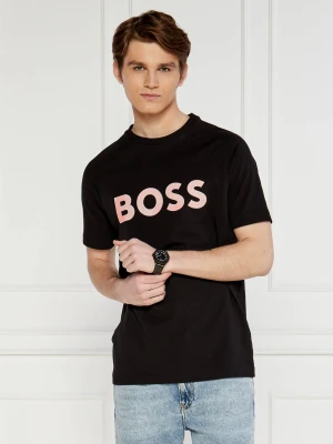 BOSS GREEN T-shirt Teebero | Regular Fit czarny