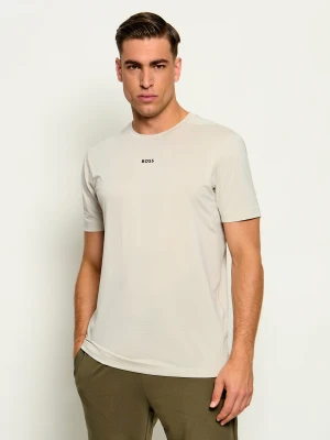 BOSS GREEN T-shirt TS_Active | Slim Fit | stretch beżowy