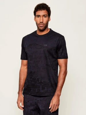 BOSS GREEN T-shirt TS_Clash | Regular Fit granatowy