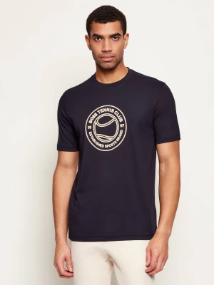 BOSS GREEN T-shirt TS_Join Logo | Regular Fit granatowy