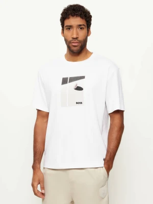 BOSS GREEN T-shirt TS_Join | Relaxed fit biały