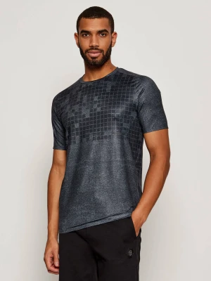 BOSS GREEN T-shirt TS_Jump Tech SJ | Slim Fit | stretch grafitowy