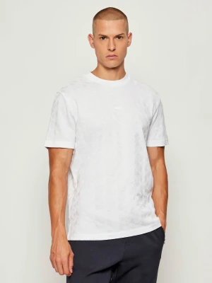 BOSS GREEN T-shirt TS_Mirror Artwork | Relaxed fit biały