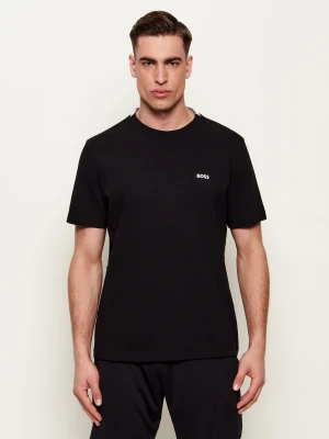 BOSS GREEN T-shirt TS_Pique | Regular Fit czarny