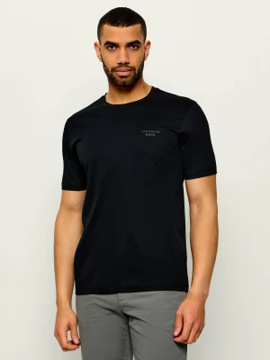 BOSS GREEN T-shirt TS_PS Spirit 70 | Boss x Porsche | Regular Fit czarny