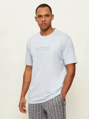 BOSS GREEN T-shirt TS_Terrace | Regular Fit błękitny