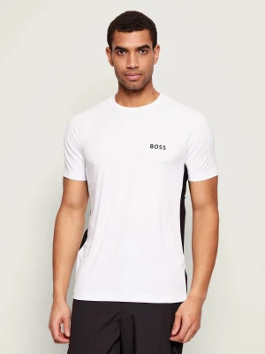 BOSS GREEN T-shirt TS_TOC Spin CB Boss x The Chance | Slim Fit biały