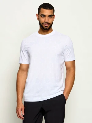 BOSS GREEN T-shirt TS_Union AOP | Regular Fit biały