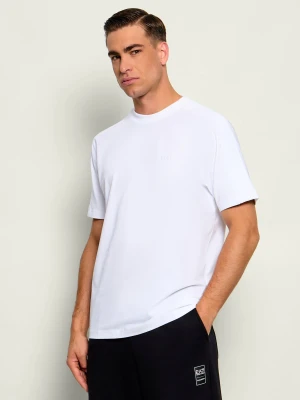BOSS GREEN T-shirt TS_Union Tape | Regular Fit | stretch biały