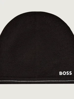 BOSS GREEN Wełniana czapka Arveso