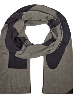 BOSS GREEN Wełniany szal Arev_Scarf