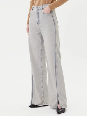 BOSS Jeansy C_Marlene Hr Split 50542436 Szary Relaxed Fit