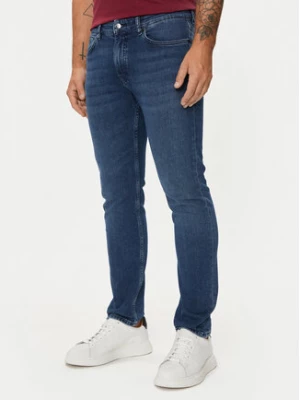 Boss Jeansy Delaware 50524007 Granatowy Slim Fit