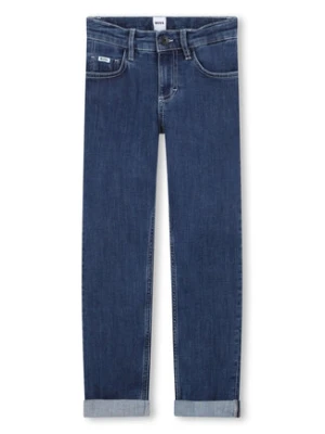 BOSS Jeansy J51984 D Niebieski Slim Fit