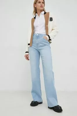 BOSS jeansy Marlene damskie high waist