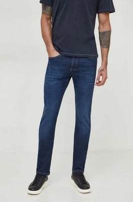 BOSS jeansy męskie kolor granatowy