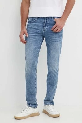 BOSS jeansy męskie kolor niebieski 50513631