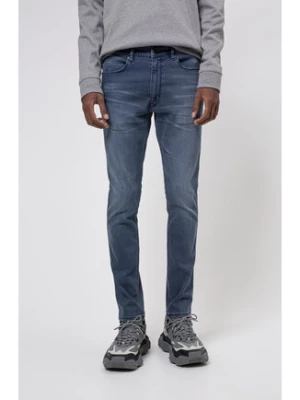 Boss Jeansy Skinny Fit Hugo 734 50430974 Granatowy Skinny Fit