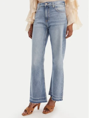 BOSS Jeansy Soft Kick 50552430 Niebieski Flare Fit