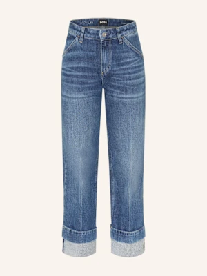 Boss Jeansy Straight Parkway blau