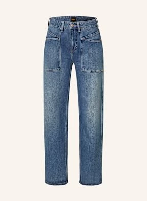 Boss Jeansy Straight Soft blau