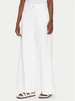 BOSS Jeansy Talashea 50537020 Écru Wide Leg