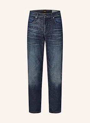 Boss Jeansy Troy Regular Tapered Fit blau