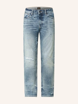 Boss Jeansy W Stylu Destroyed Re.Maine Regular Fit blau
