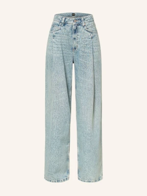 Boss Jeansy Wide Leg blau