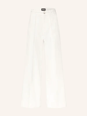 Boss Jeansy Wide Leg Central 5.0 weiss