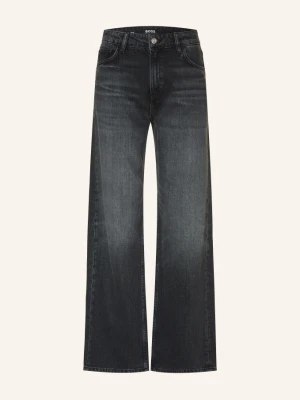 Boss Jeansy Wide Leg Crossroad schwarz 009 BLACK