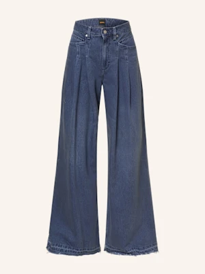 Boss Jeansy Wide Leg Slouchy grau