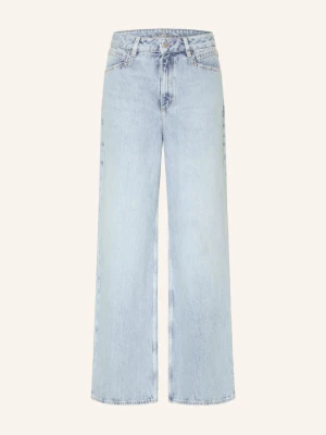 Boss Jeansy Wide Leg The Emma blau niebieski