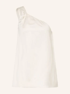 Boss Jednoramienna Bluzka Bantea Z Satyny weiss