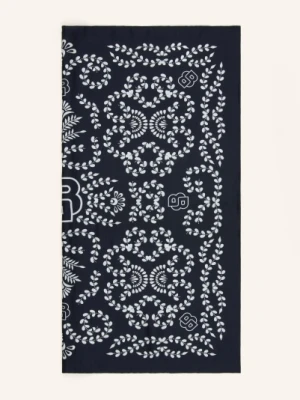 Boss Jedwabna Chusta Vincency blau