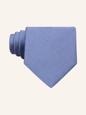Boss Jedwabny Krawat blau