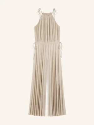 Boss Jerseyowy Kombinezon Edecki Z Plisami beige