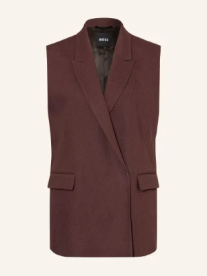 Boss Kamizelka Blezerowa Jankania Z Lnem braun