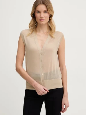 BOSS kamizelka damska z dodatkiem wełny Fumi